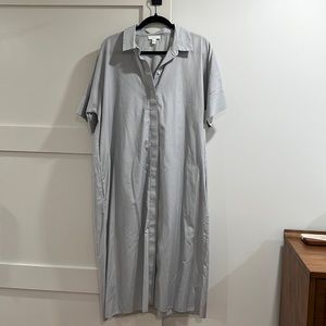 COS oversized button-down dress